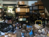 The mess that awaited us at the CETA office when the floodwaters receded. (Credit: Scott Carden)