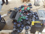 A pile of flood-affected WideSky Hubs (Credit: Stuart Longland)